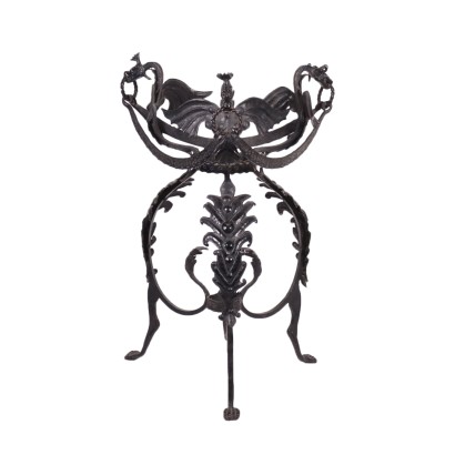 Neo-Gothic Trestle Wrought Iron - Italy XIX Century