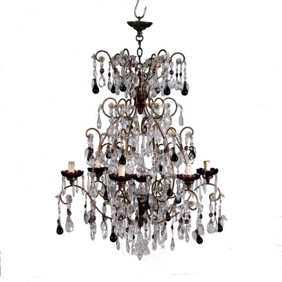 Chandelier Glass Italy XX Century