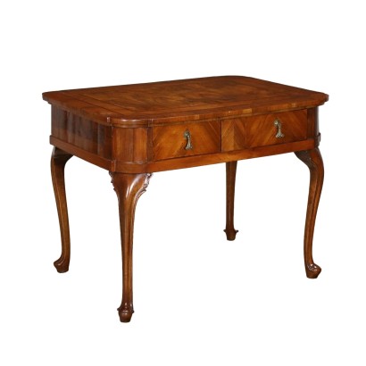 Schreibtisch Nussbaum Italien XX Jhd