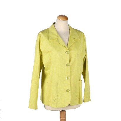 Vintage versus chaqueta amarilla