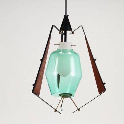 Lampe Glas Italien 1960er