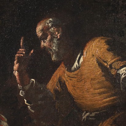 Historical Subject Oil on Canvas - France XVII Century
