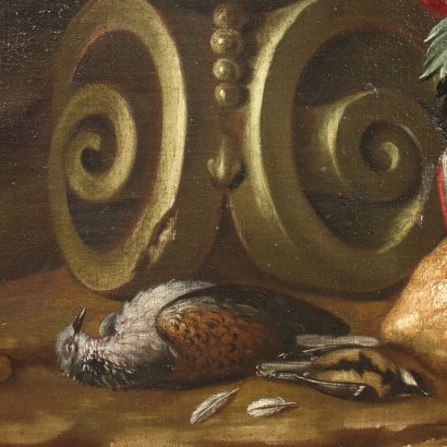 Still Life Oil on Canvas Italy XVII-XVIII Century