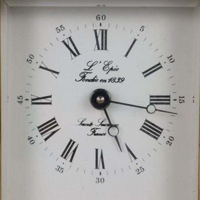 L\'Epée Travel Clock Glass - France XIX Century