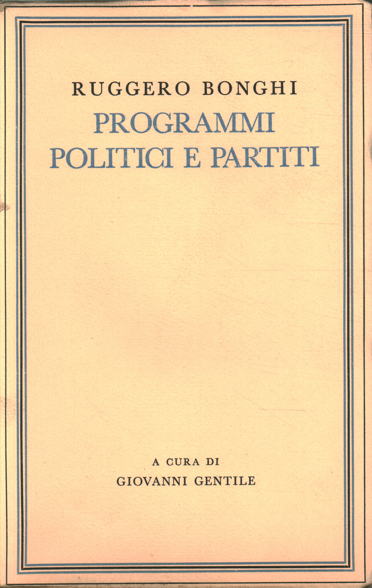 Programmi politici e partiti
