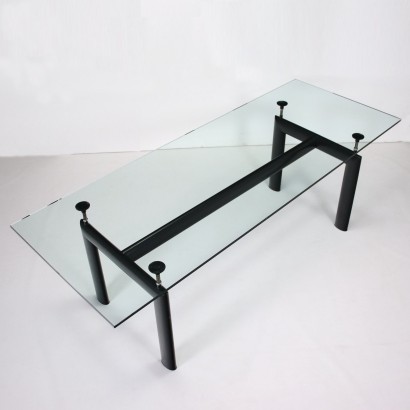 modernariato, modernariato di design, tavolo, tavolo modernariato, tavolo di modernariato, tavolo italiano, tavolo vintage, tavolo anni '60, tavolo design anni 60,Tavolo 'LC6' Le Corbus,Charlotte Perriand,Le Corbusier,Pierre Jeanneret,Charlotte Perriand,Le Corbusier,Pierre Jeanneret