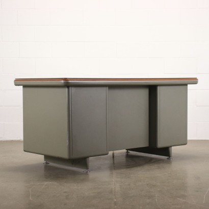 Bureau Métal Italie Années 1960