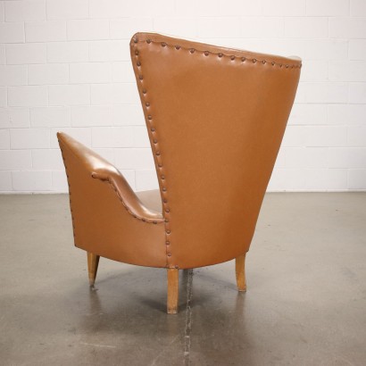 Pair of Armchairs Fake Leather Italy 1950s