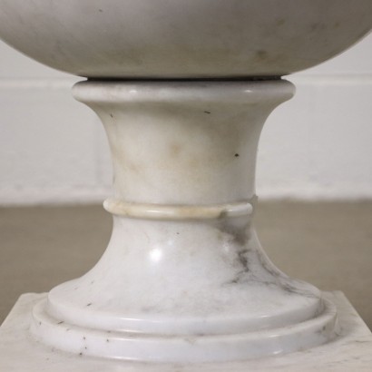 Medici Vase Carrara Marble - Italy XX Century