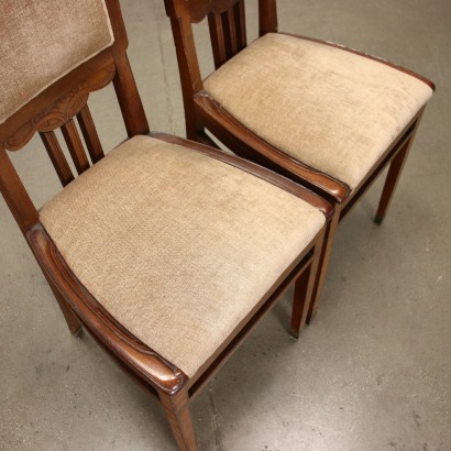 antique, chair, antique chairs, antique chair, antique Italian chair, antique chair, neoclassical chair, 19th century chair, Pair of Liberty seats in Cherry