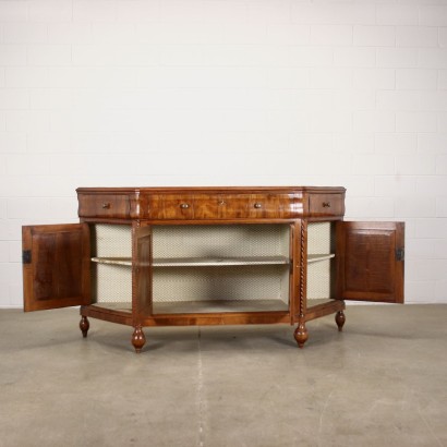 ANMOCA0143808_887633 antiquariato, cassettone, antiquariato cassettone, cassettone antico, cassettone antico italiano, cassettone di antiquariato, cassettone neoclassica, cassettone del 800, comò, antiquariato comò, comò antico, comò antico italiano, comò di antiquariato, comò neoclassica, comò del 800,Credenza Scantonata Luigi Filippo