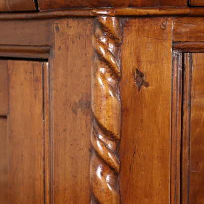 Louis Philippe Notchboard Walnut Italy XIX Century