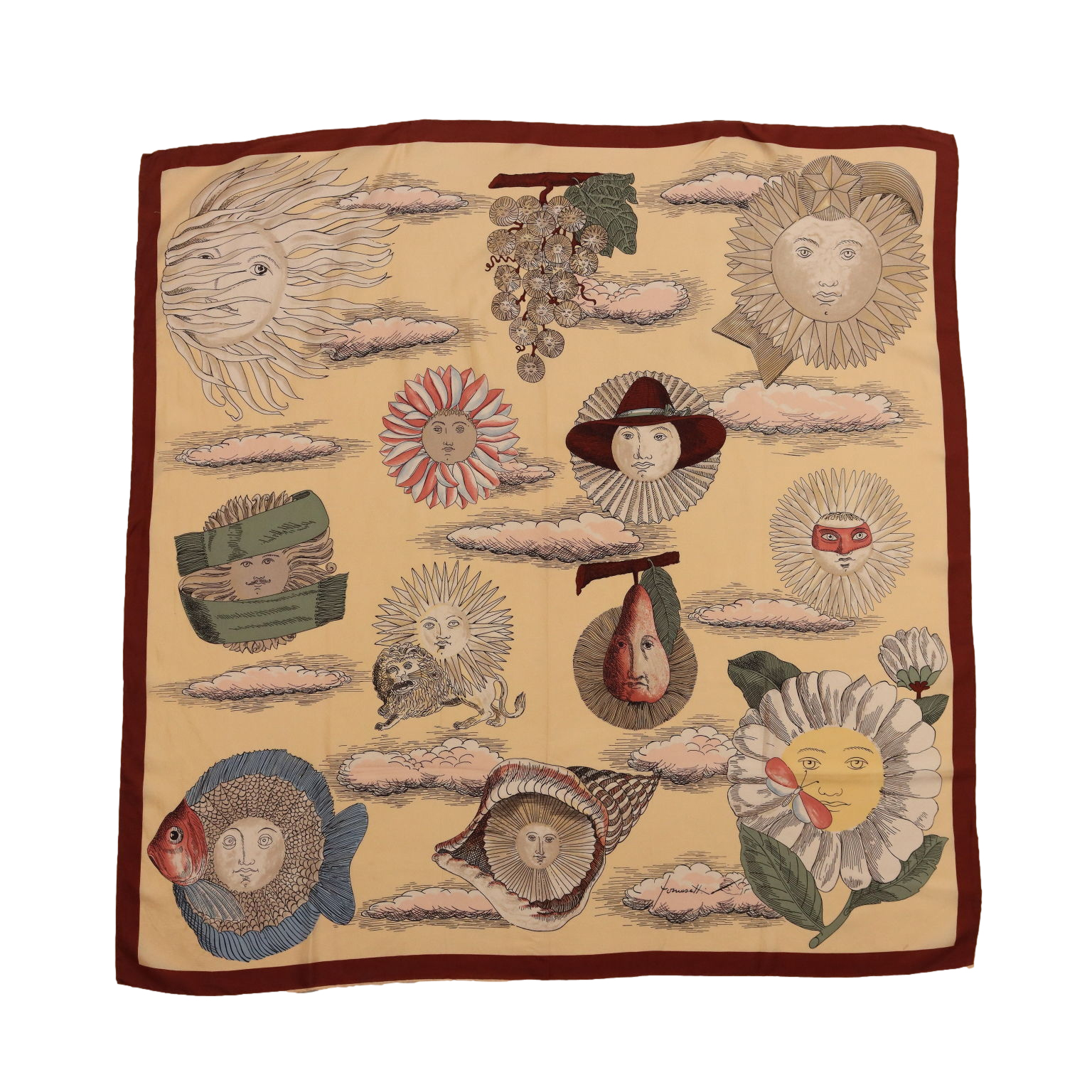 Fornasetti scarf hotsell