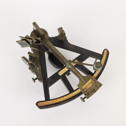 Sextant D. Filby Hamburg Mahagoni Deutschland XIX Jhd