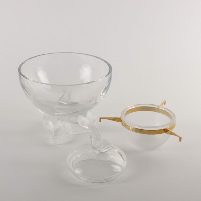 Lalique Coupe Caviar Cristal France XX Siècle