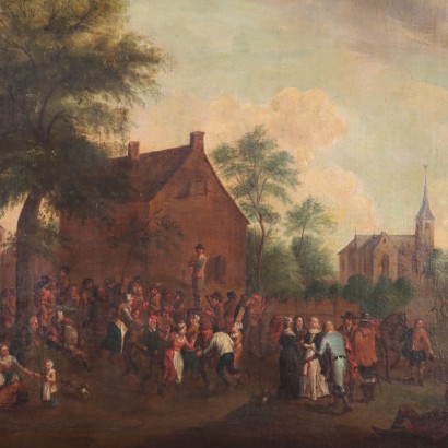 arte, arte italiano, pintura italiana antigua,David Teniers III atribuido a ,Día de fiesta en el pueblo,David Teniers III,David Teniers III,David Teniers III,David Teniers III,David Teniers III,David Teniers III