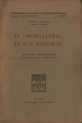Il moralismo di G. G. Rousseau