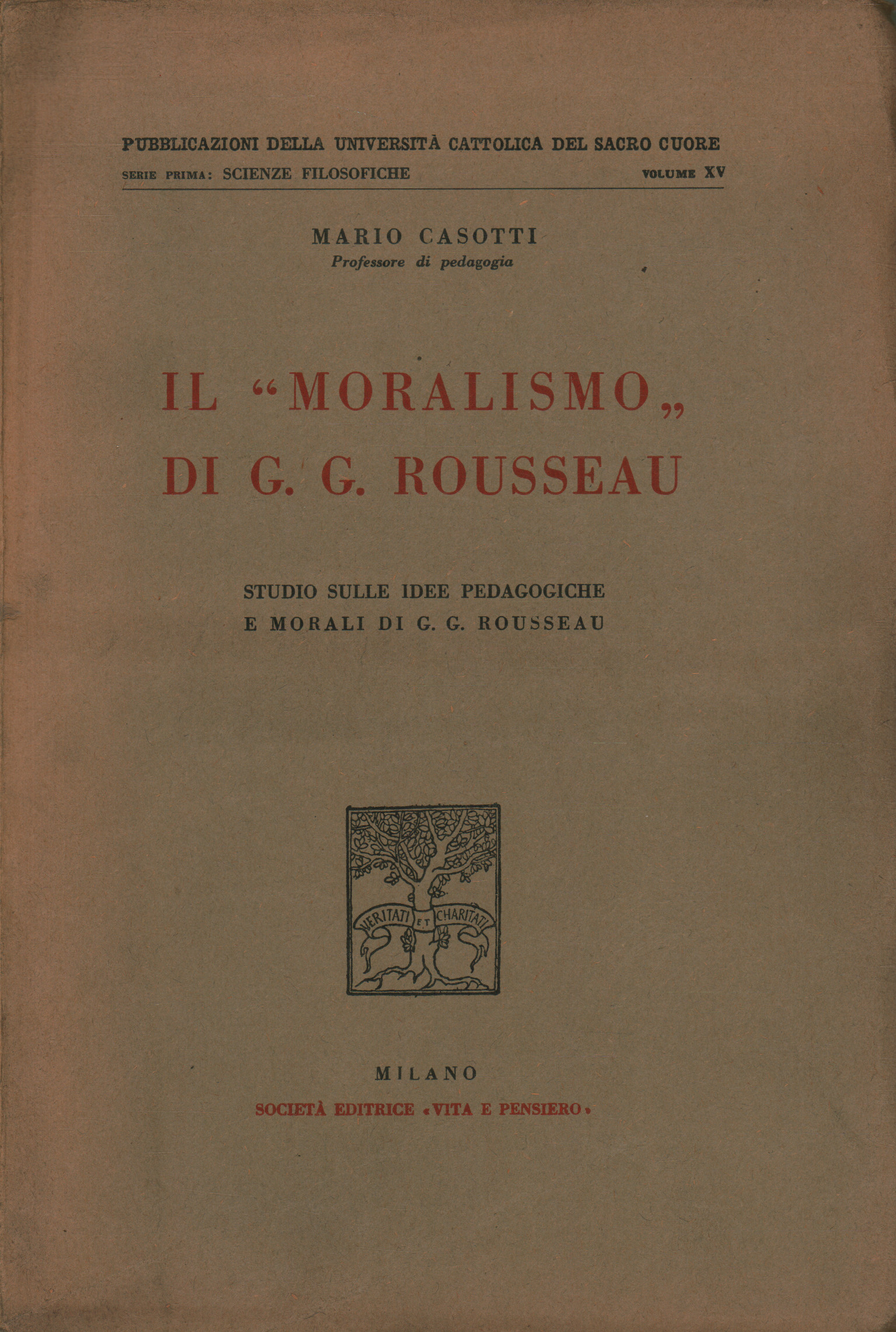 Der Moralismus von G. G. Rousseau