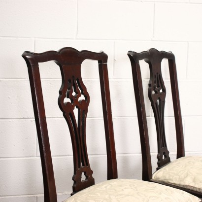 Groupe de 6 Chaises Acajou Angleterre XX Siècle