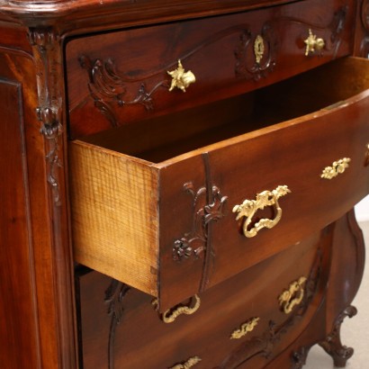 Baroque Style Sideboard Walnut France XIX-XX Century