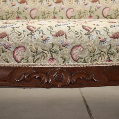 Louis Philippe Sofa Mahogany Italy XIX Century