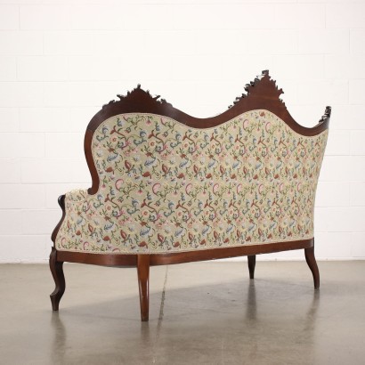 Louis Philippe Sofa Mahogany Italy XIX Century