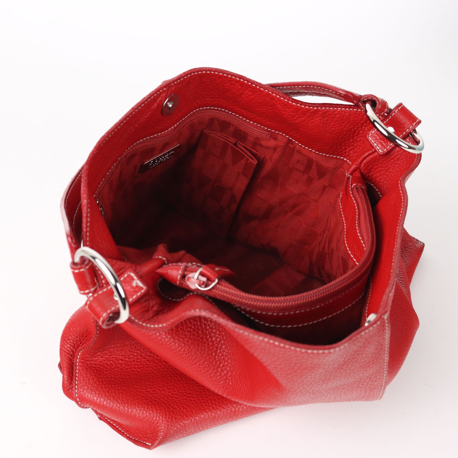Borsa Rossa a Spalla Furla Vera Pelle Abbigliamento e Corredi