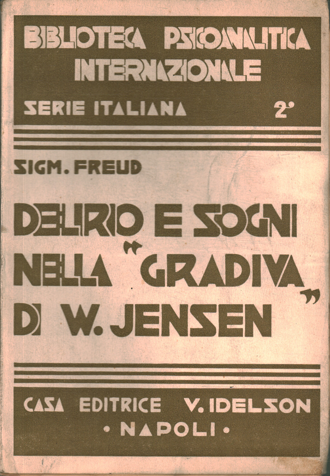 Delirio e sogni della gradiva di W. ,Delirio e sogni nella gradiva di W.