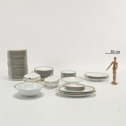 Service d\'Assiettes Man Fraureuth Porcelaine Allemagne XX Siècle