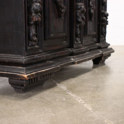 Renaissance Cabinet Wood Italy XVII Century