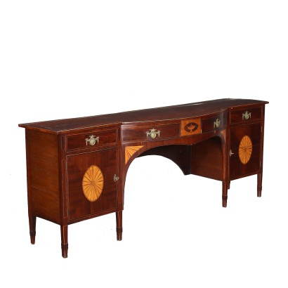 antiquariato, credenza, antiquariato credenza, credenza antica, credenza antica italiana, credenza di antiquariato, credenza neoclassica, credenza del 800,Serpentine Sideboard George III