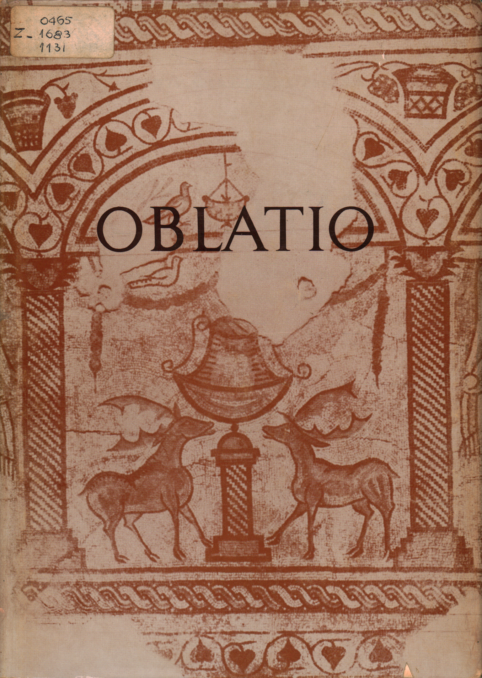 Oblation. Recueil d'études sur l'Antiquité