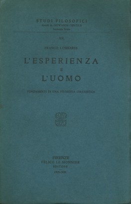 L'esperienza e l'uomo