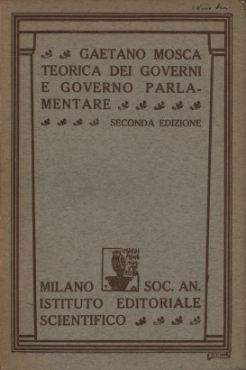 Teorica dei governi e governo parlamentare
