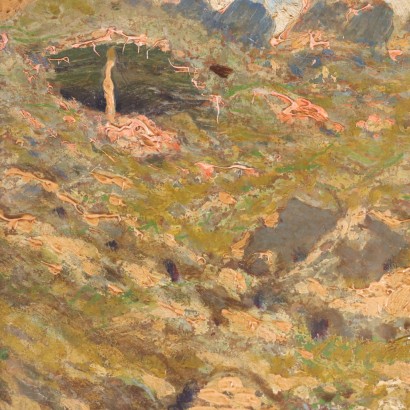 Alfonso Corradi Oil on Canvas Italy 1916