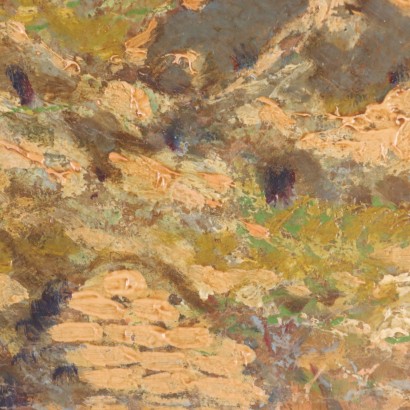 Alfonso Corradi Oil on Canvas Italy 1916