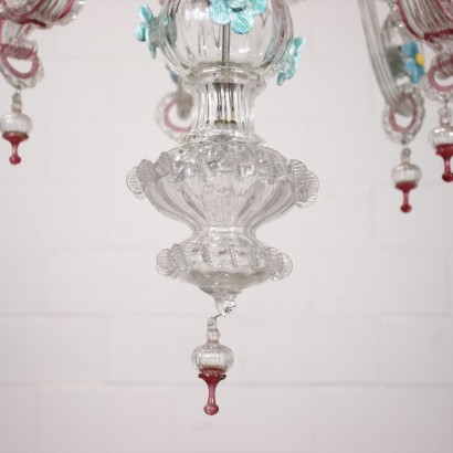 Murano Chandelier Glass Italy XX Century