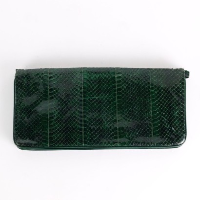 Borsa Vintage in Pelle Verde