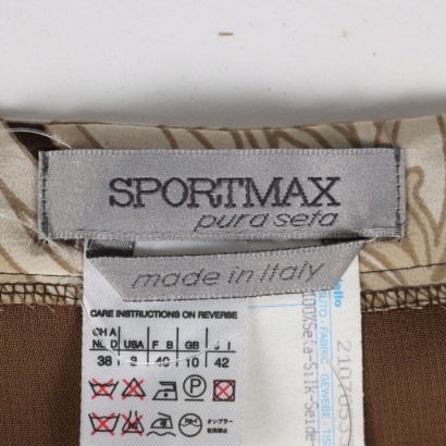 sportmax, gonna, seta, seta pura, sportmax seta, gonna in seta, secondhand, made in italy,Gonna in Seta Sportmax