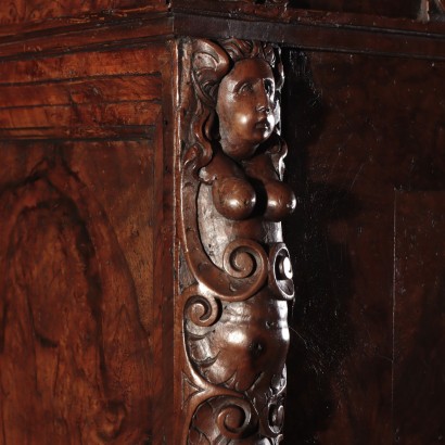 Cabinet Walnut Italy XVI-XVII Century