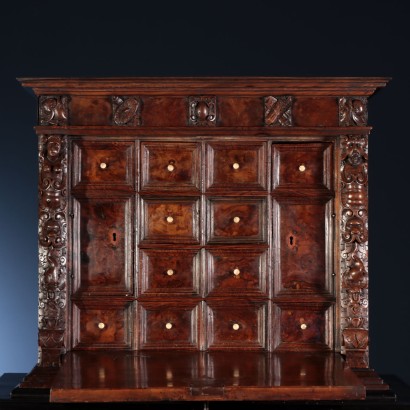 Cabinet Walnut Italy XVI-XVII Century