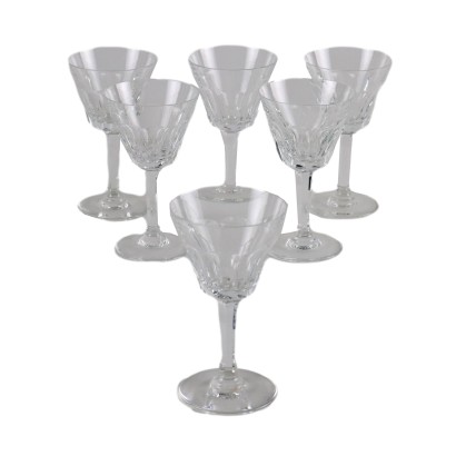 Saint Louis Crystal Glasses France XX Century