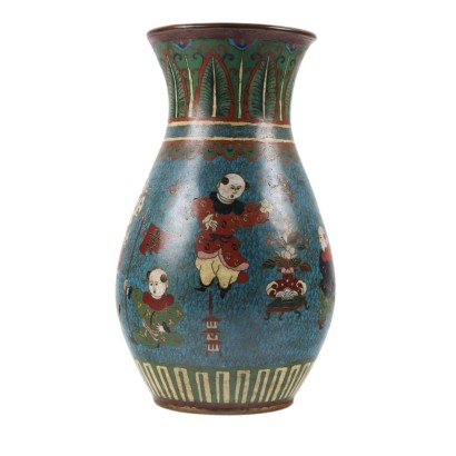 Shippo Vase Copper Japan XIX-XX Century