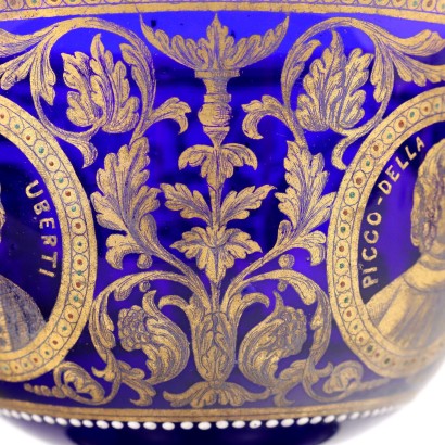 Wedding Cup Blown Glass Italy XIX-XX Century