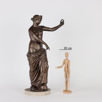 Aphrodite Bronzeskulptur Italien XX Jhd