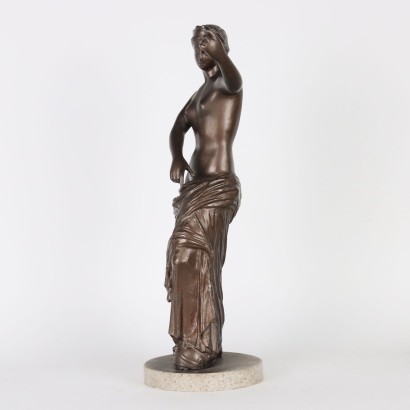 Aphrodite Bronzeskulptur Italien XX Jhd