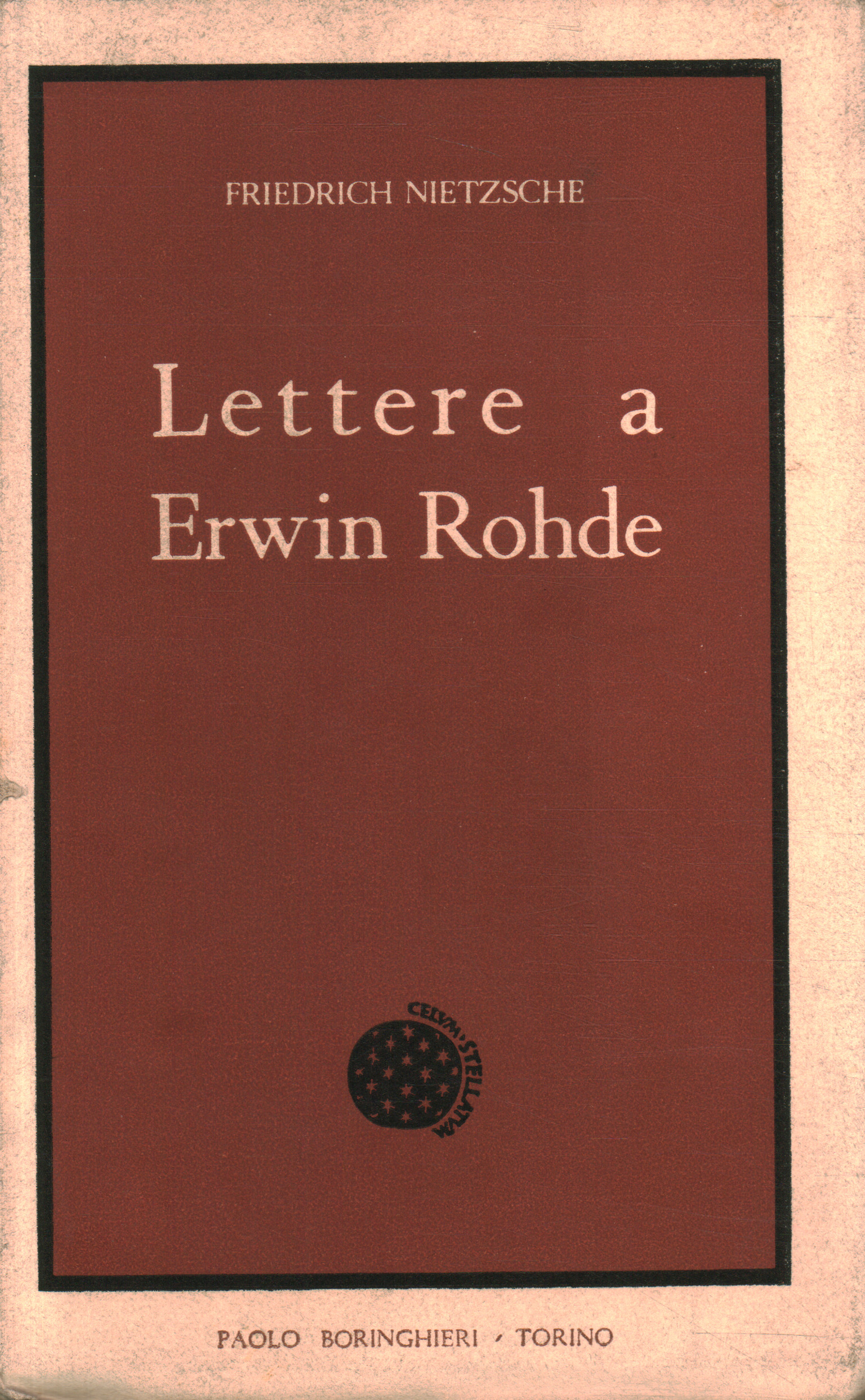 Libri - Storia - Biografie Diari/Memorie,Lettere a Erwin Rohde