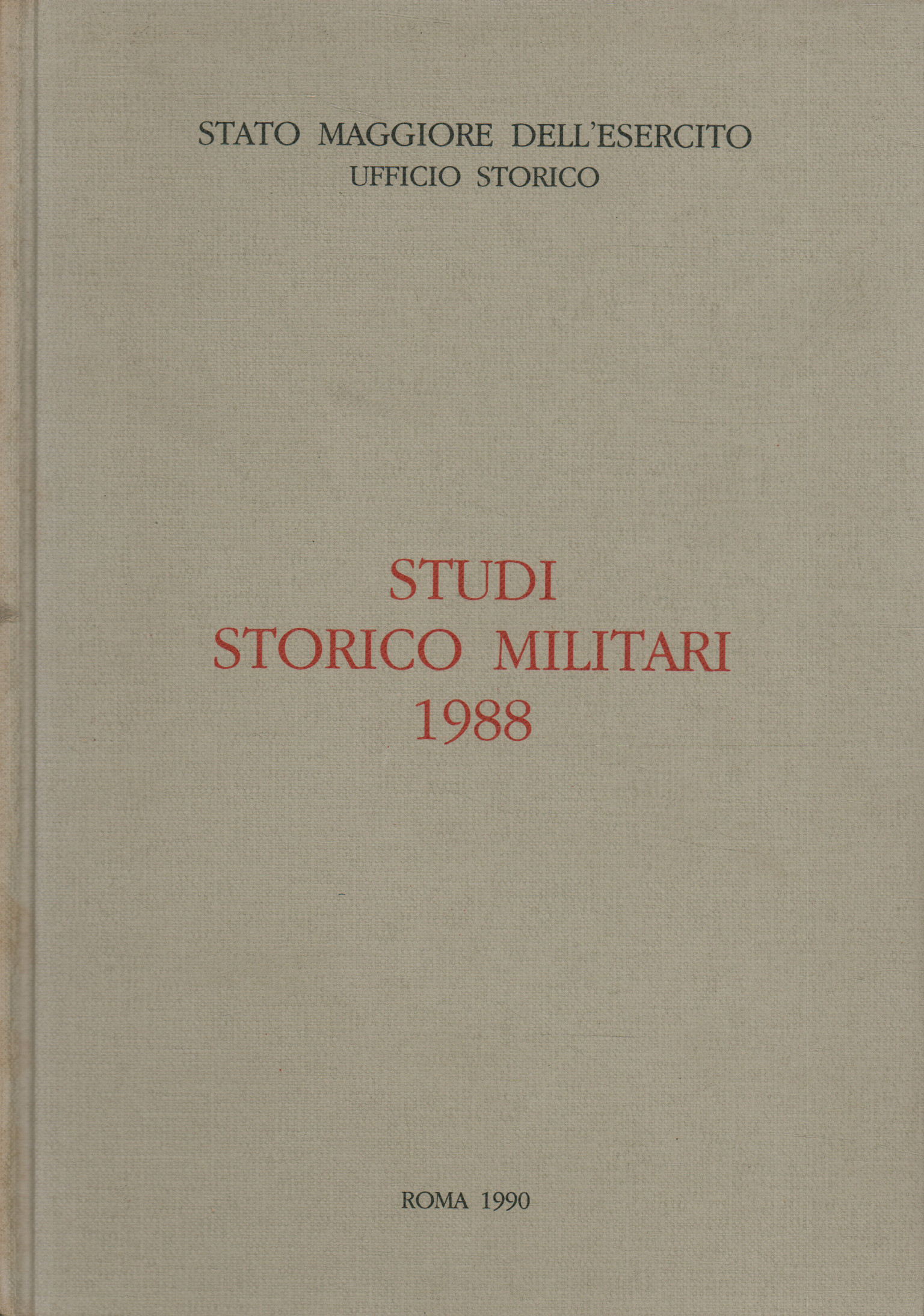Militärhistorische Studien 1988