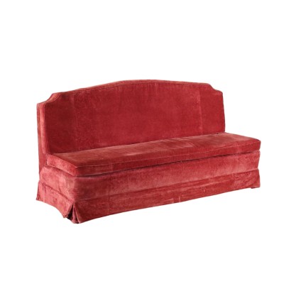 Sofa Velvet Italy 1940s-1950s