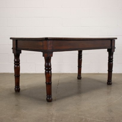 antiguo, mesa, mesa antigua, mesa antigua, mesa italiana antigua, mesa antigua, mesa neoclásica, mesa del siglo XIX, mesa de haya